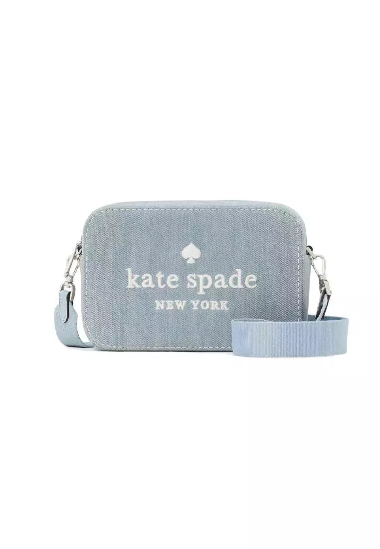 KATE SPADE DENIM CAMERA BAG