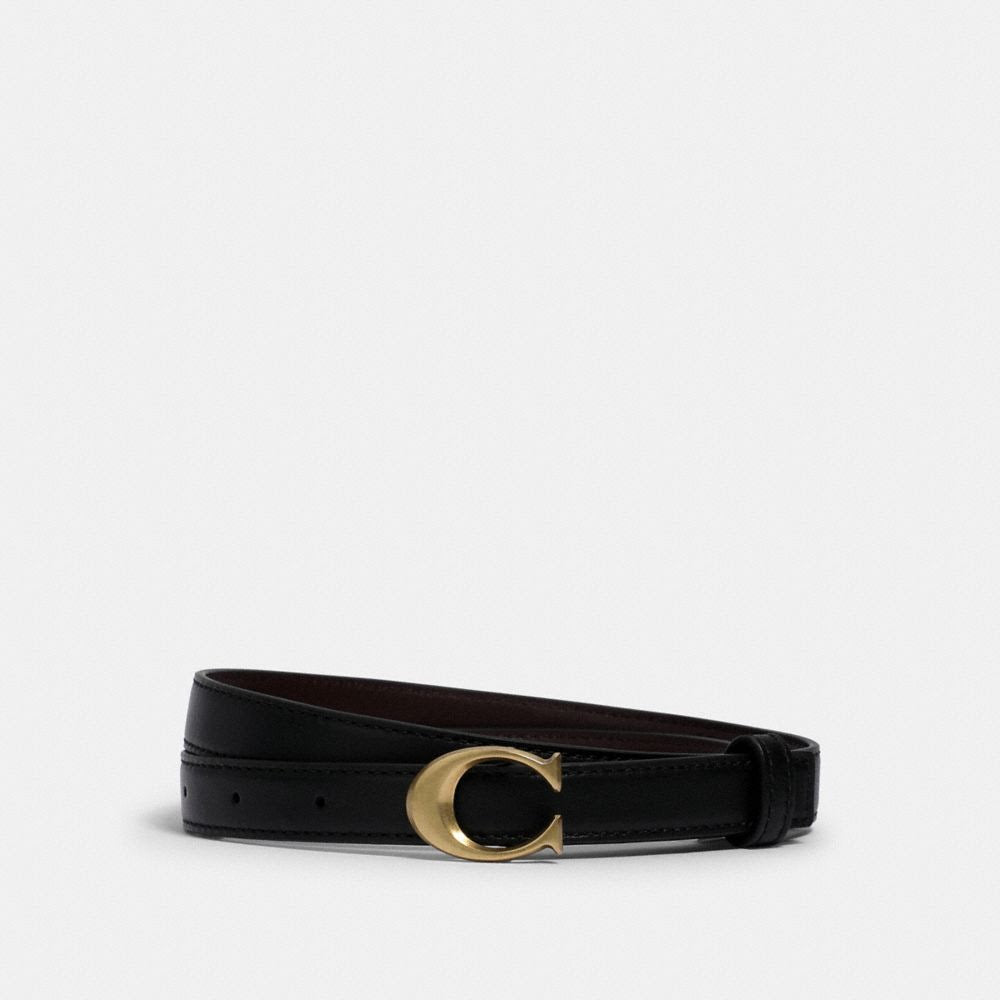 COACH SIGNATURE BUCKLE BELT 18MM